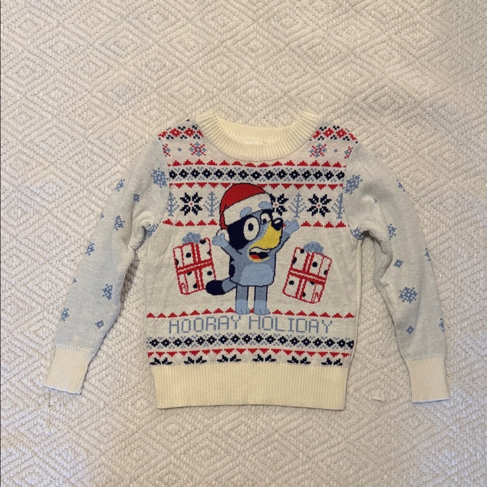 Bluey Holiday Sweater | 12 Months